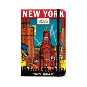 Cavallini & Co. New York 2025 Pocket Weekly Planner, 4"x6"